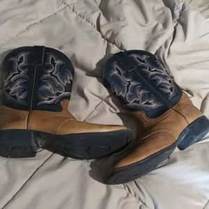 Kids Justin square toe boots